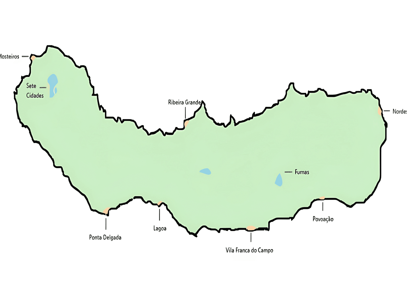 São Miguel. Główna wyspa Azorów