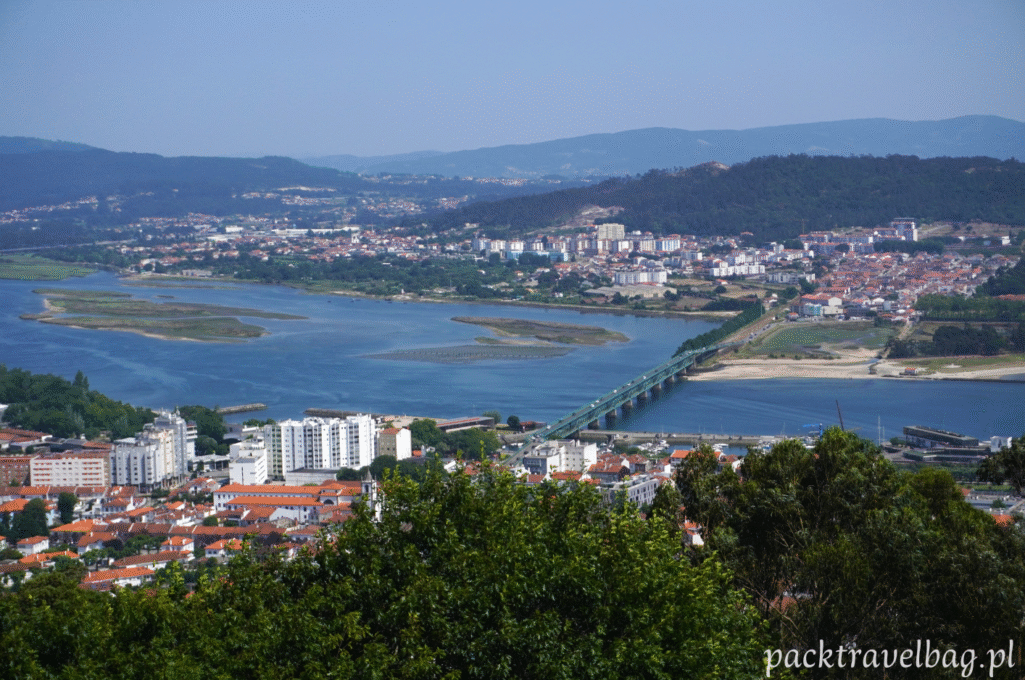 Viana do Castelo widok ze wzgórza Monte de Santa Luzia